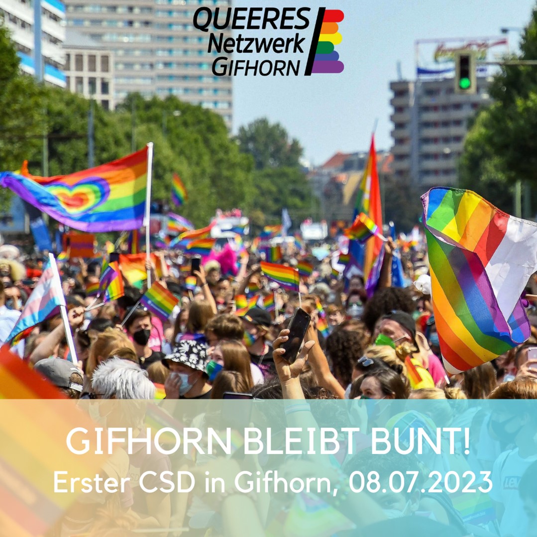 Gifhorn bleibt bunt CSD in Gifhorn 08.07.2023