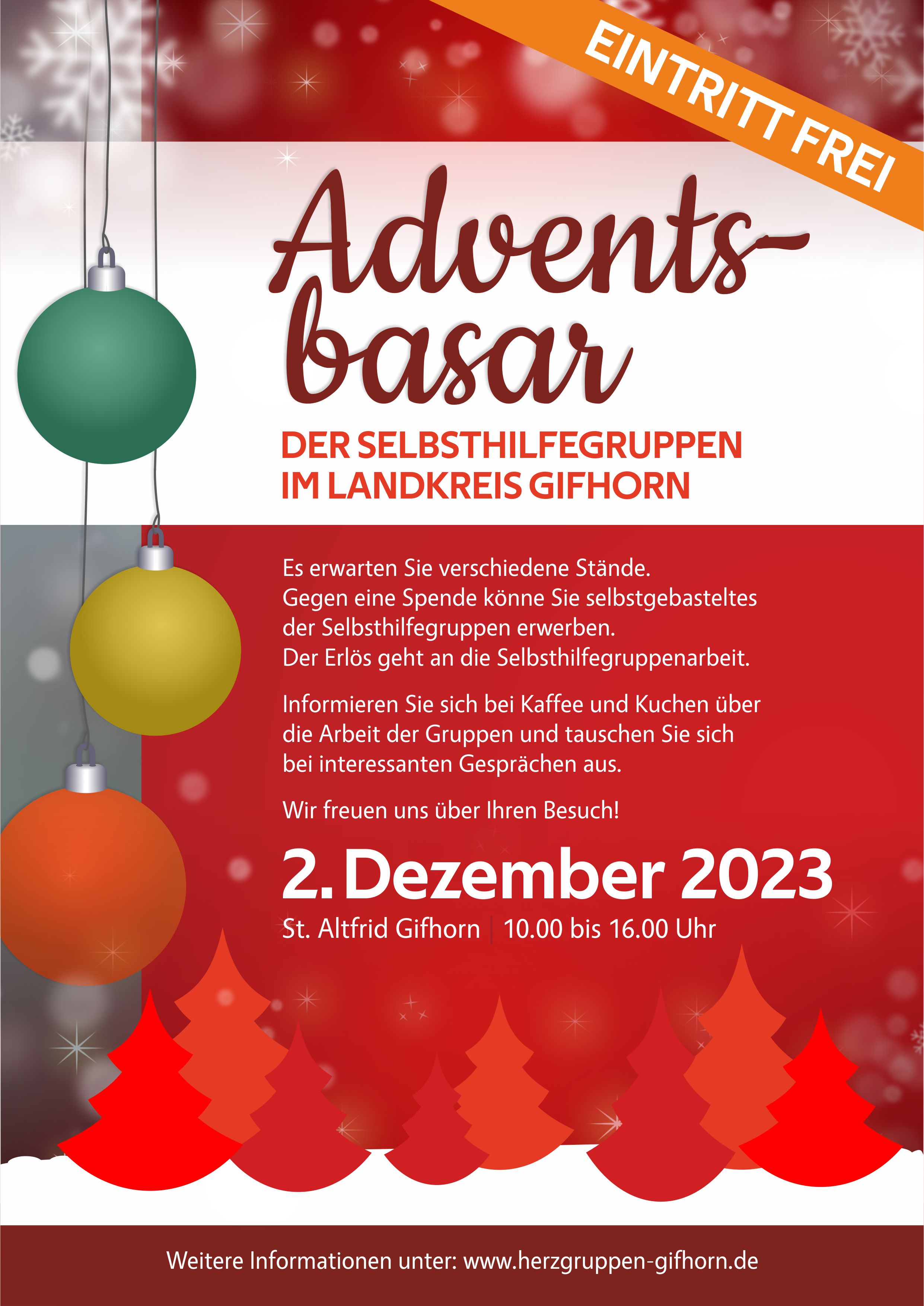 plakat adventsbasar 2023